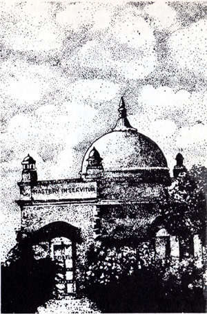 Sketch of Meher Baba's Tomb