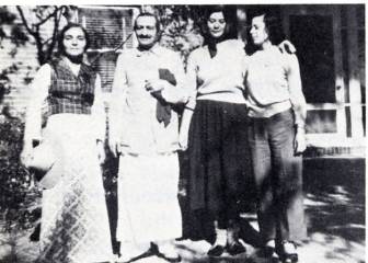 Photo of Mehera, Baba, Filis Frederick and Adele Wolkin