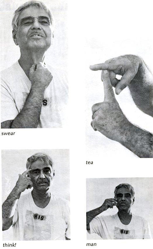 continuation of hand gestures