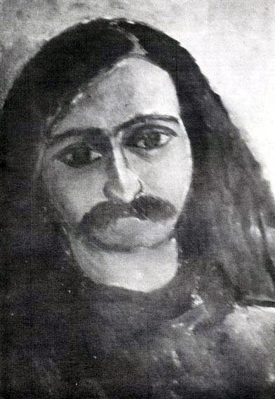Painting of Baba in 1931 by Anita de Caro Vieillard